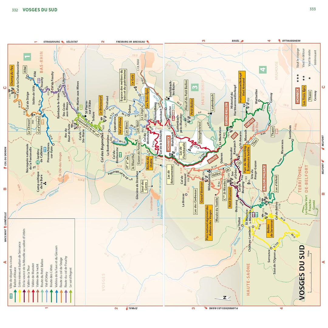 Guide Vert - Alsace, Massif des Vosges - Édition 2024 | Michelin guide de voyage Michelin 