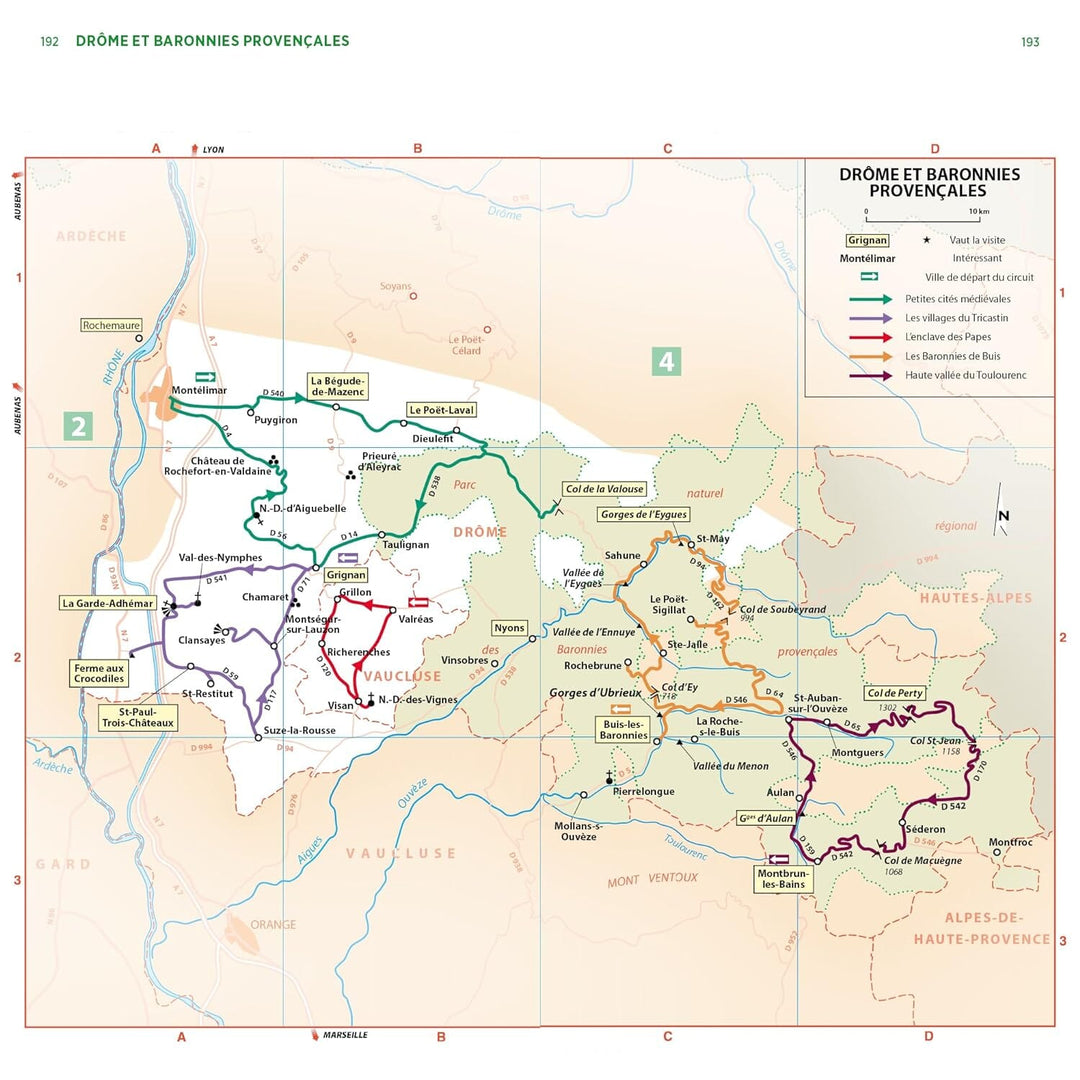 Guide Vert - Ardèche & Drôme - Édition 2024 | Michelin guide de voyage Michelin 