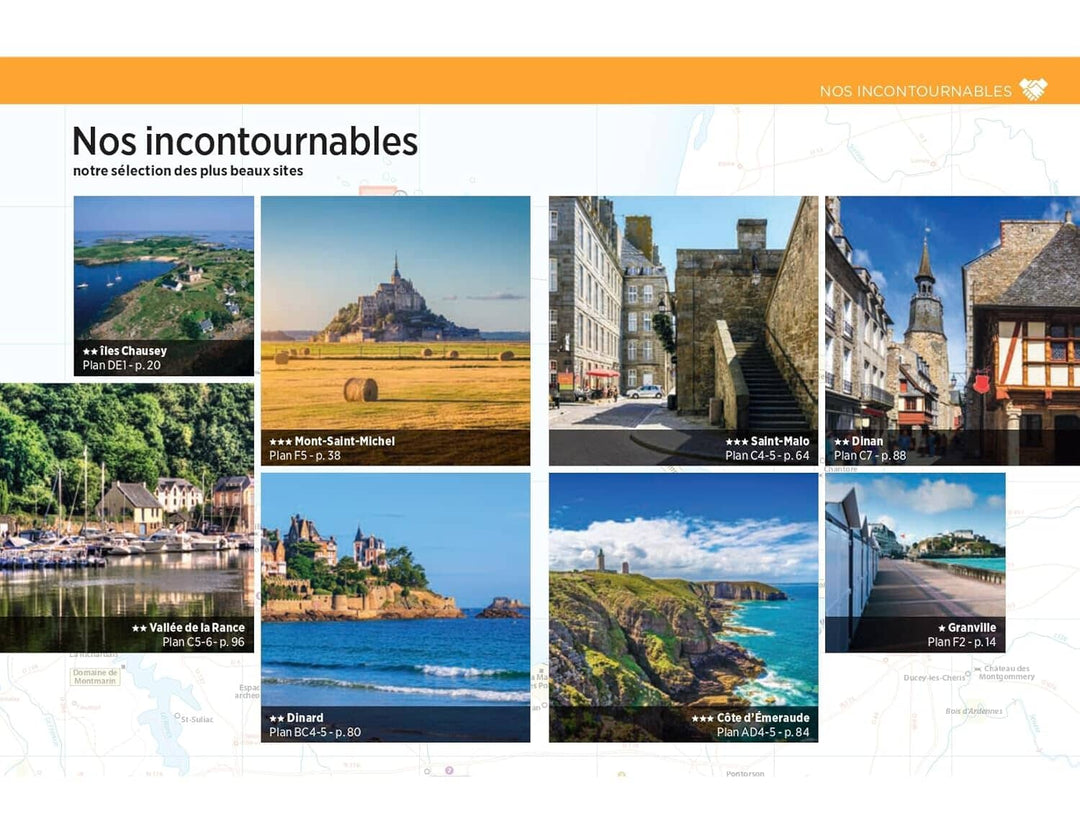 Guide Vert compact - Baie du Mont-Saint-Michel, de Granville à Saint Malo - Édition 2025 | Michelin guide de voyage Michelin 