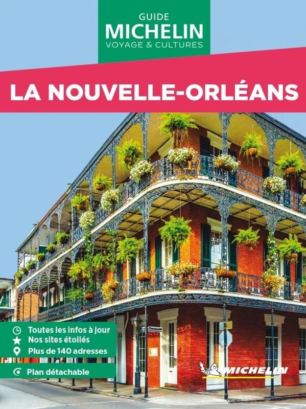 Guide Vert compact - La Nouvelle-Orléans + plan - Édition 2024 | Michelin guide de voyage Michelin 