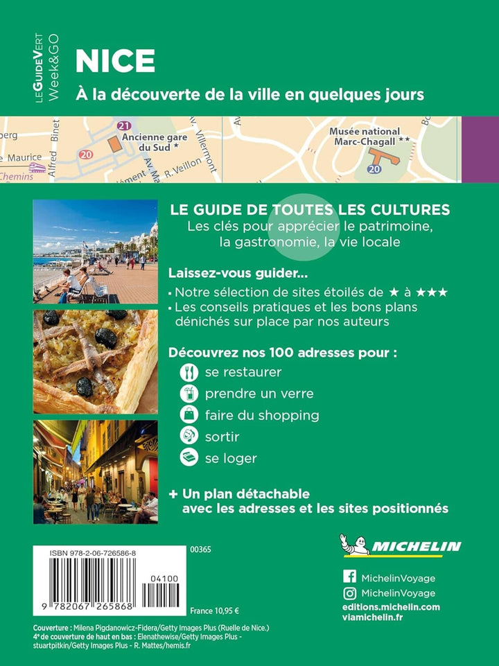 Guide Vert compact - Nice - Édition 2025 | Michelin guide de voyage Michelin 