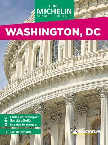 Guide Vert compact - Washington DC + plan - Édition 2024 | Michelin guide de voyage Michelin 