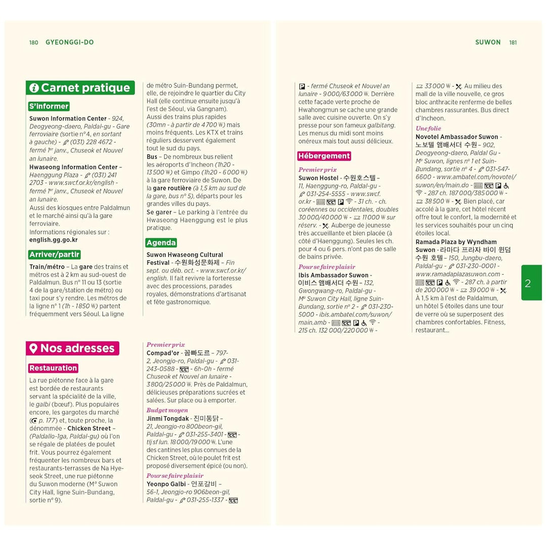 Guide Vert - Corée du Sud - Édition 2024 | Michelin guide de voyage Michelin 