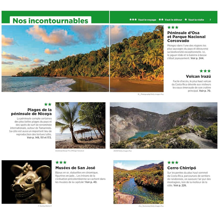 Guide Vert - Costa Rica - Édition 2023 | Michelin guide de voyage Michelin 