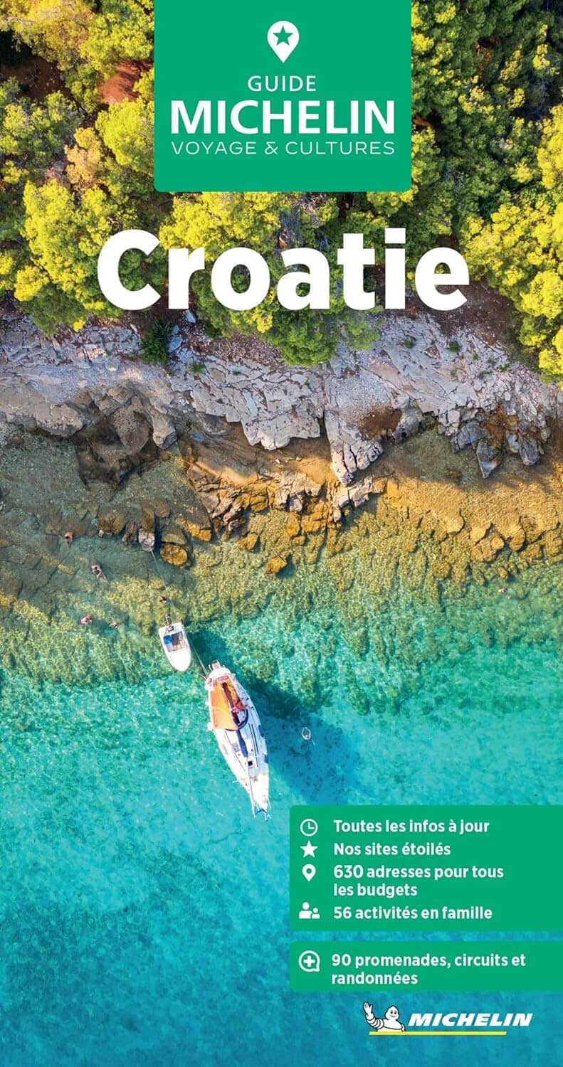 Guide Vert - Croatie - Édition 2024 | Michelin guide de voyage Michelin 