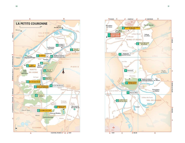 Guide Vert - Escapades autour de Paris: 90 balades pour une journée ou un week-end - Édition 2025 | Michelin guide de voyage Michelin 