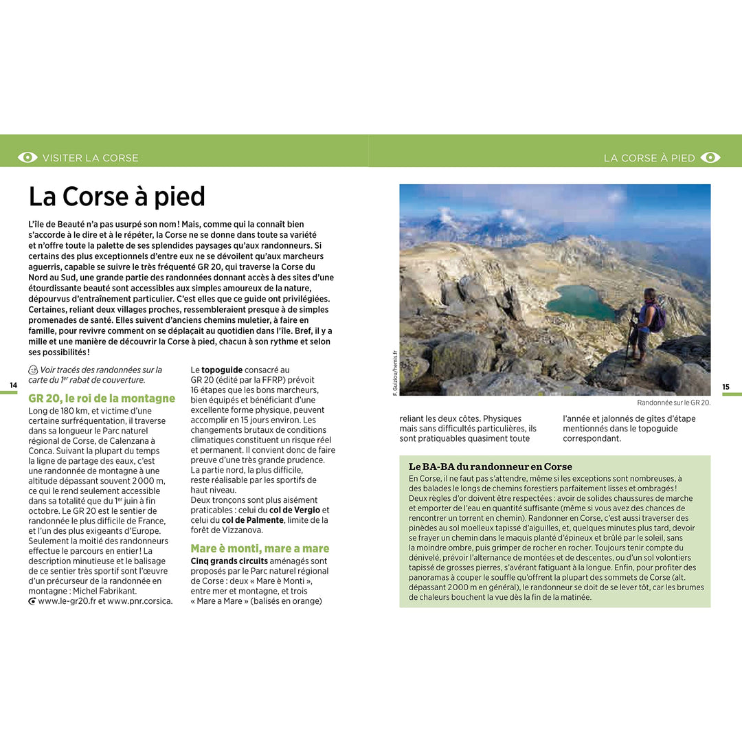 Guide Vert Expériences - Corse | Michelin guide petit format Michelin 