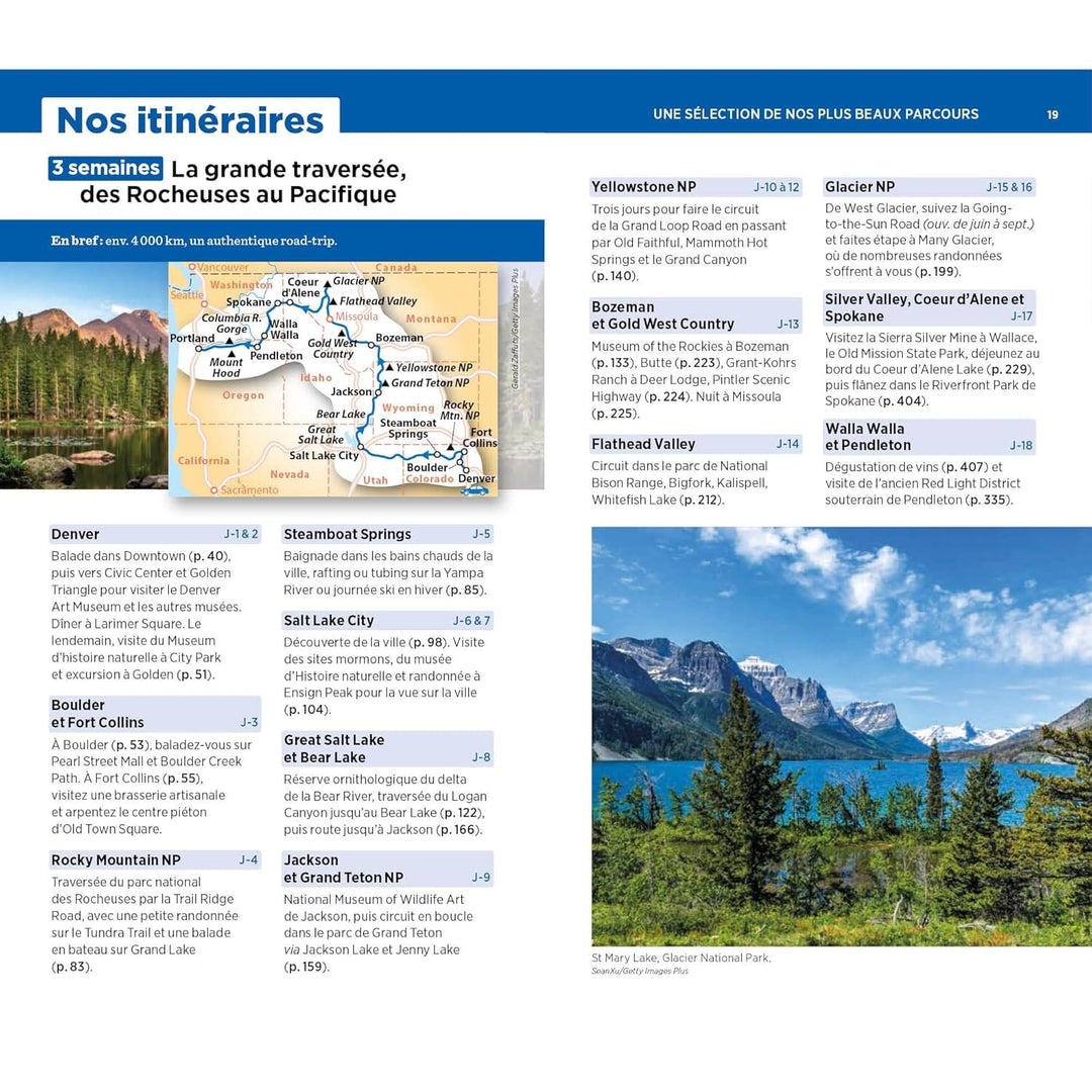 Guide Vert - Nord-Ouest américain - De Denver à Seattle, Yellowstone, Rocheuses, Oregon, Alaska - Édition 2024 | Michelin guide de voyage Michelin 