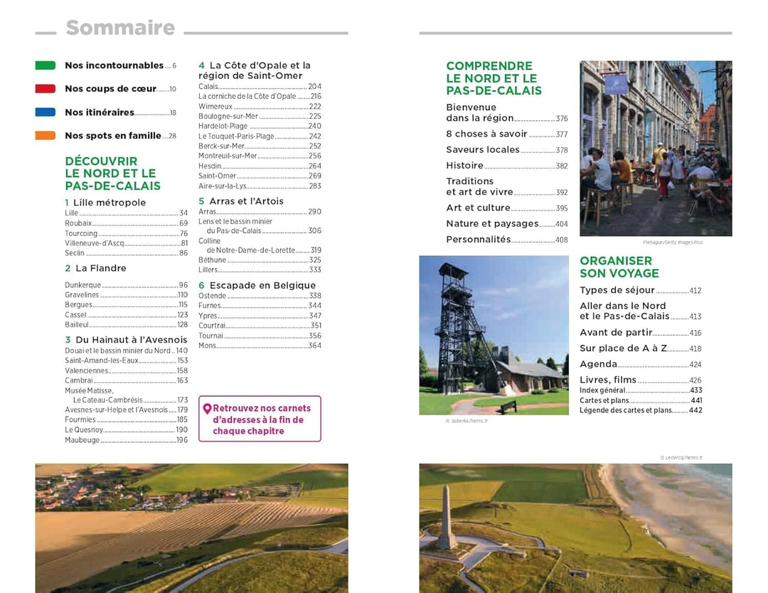 Guide Vert - Nord, Pas-de-Calais - Édition 2025 | Michelin guide de voyage Michelin 