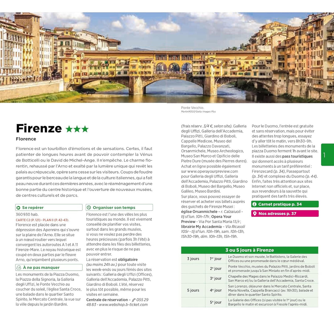 Guide Vert - Toscane, Ombrie, Marches - Édition 2024 | Michelin guide de voyage Michelin 