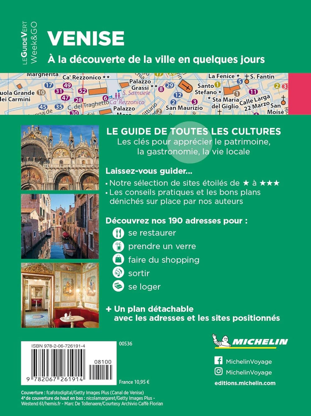 Guide Vert Week End - Venise + plan - Édition 2024 | Michelin guide de voyage Michelin 