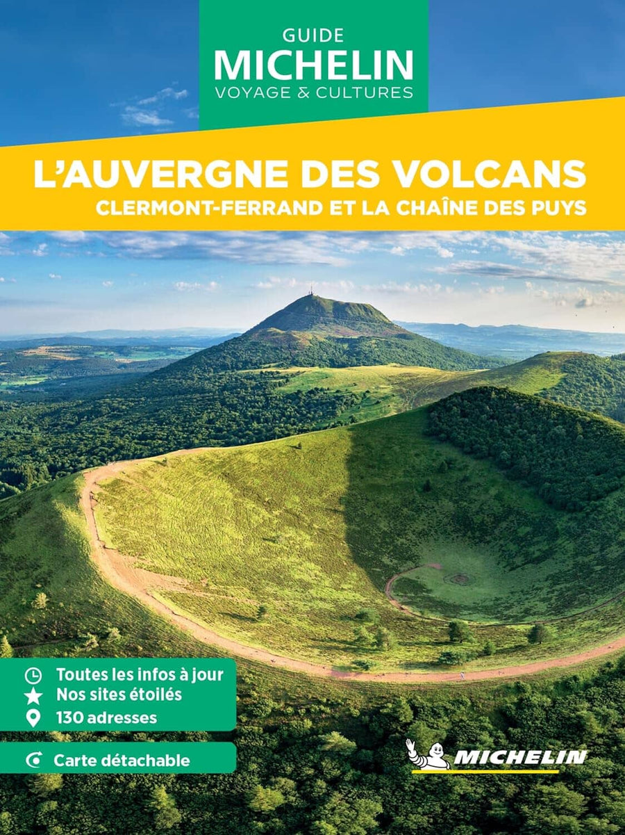 Guide Vert Week & Go - L'Auvergne des volcans, Clermont-Ferrand et la chaîne de Puys - Édition 2024 | Michelin guide de voyage Michelin 