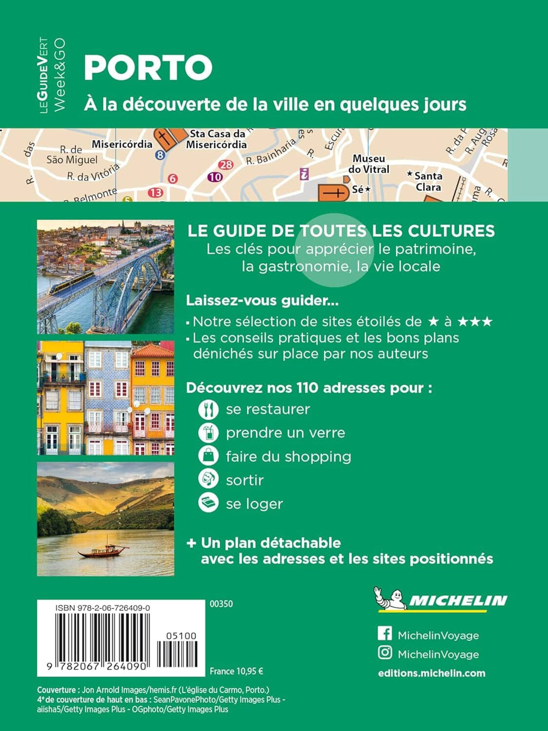 Guide Vert Week & GO - Porto - Édition 2024| Michelin guide de voyage Michelin 