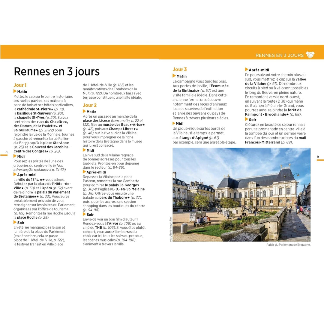 Guide Vert Week & GO - Rennes - Édition 2024 | Michelin guide de voyage Michelin 