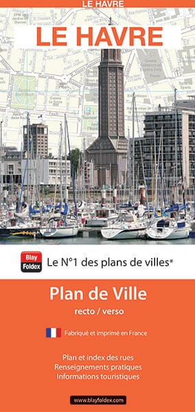 Le Havre, Seine-Maritime - Plan de ville | Blay Foldex carte pliée Blay Foldex 