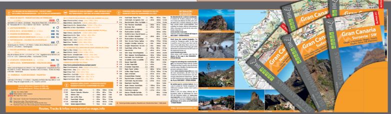 Lot de 5 cartes de randonnée - Grande Canarie | Alpina carte pliée Editorial Alpina 