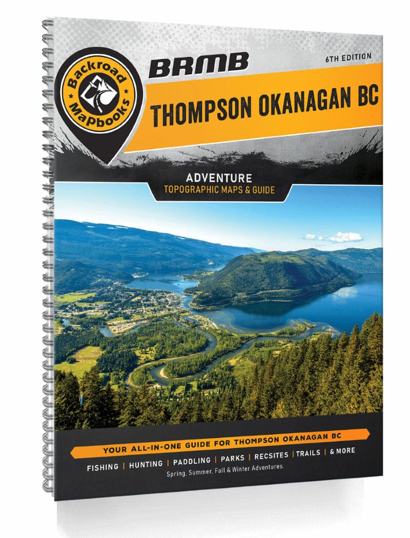 Mapbook - Thompson Okanagan (Colombie Britannique) | Backroads Mapbooks atlas Backroads Mapbooks 