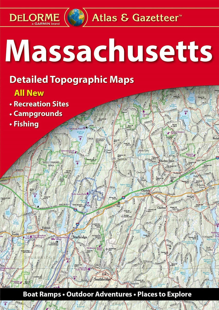 Massachusetts Atlas & Gazetteer | DeLorme atlas DeLorme 