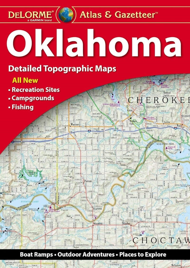 Oklahoma Atlas & Gazetteer | DeLorme atlas DeLorme 