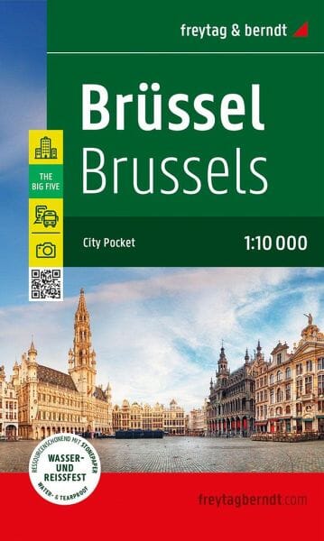 Plan de poche - Bruxelles (Belgique) | Freytag & Berndt carte pliée Freytag & Berndt 