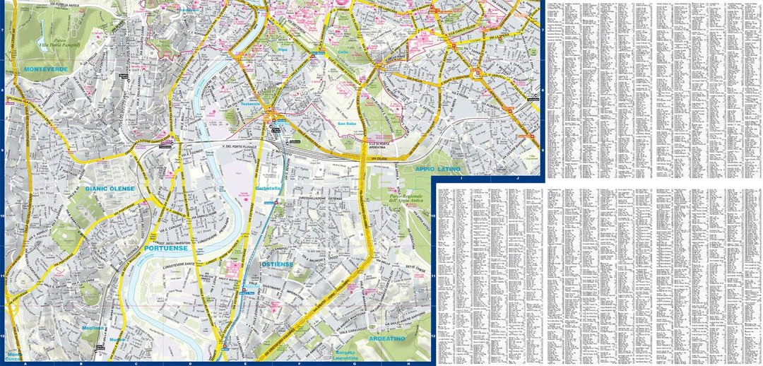 Plan de poche plastifié (mini) - Rome, Vatican Ville | Express Map carte pliée Express Map 