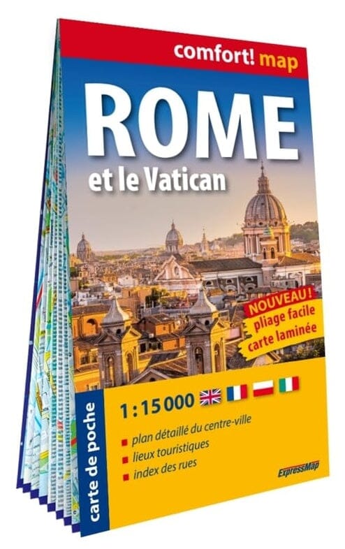 Plan de poche plastifié (mini) - Rome, Vatican Ville | Express Map carte pliée Express Map 