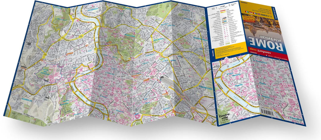 Plan de poche plastifié (mini) - Rome, Vatican Ville | Express Map carte pliée Express Map 