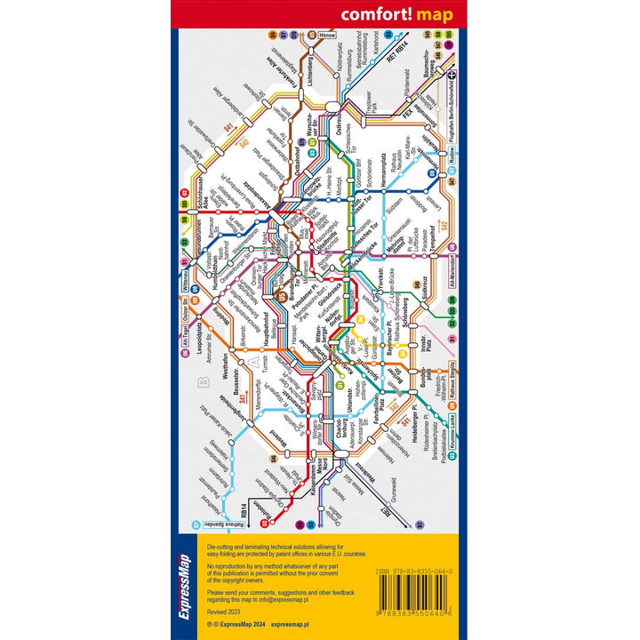 Plan de ville plastifié - Berlin | Express Map carte pliée Express Map 