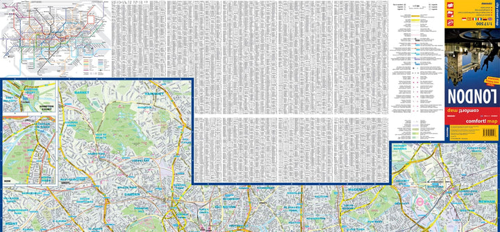 Plan de ville plastifié - Londres | Express Map carte pliée Express Map 