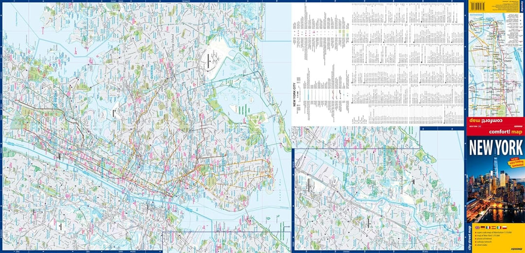 Plan de ville plastifié - New York | Express Map carte pliée Express Map 