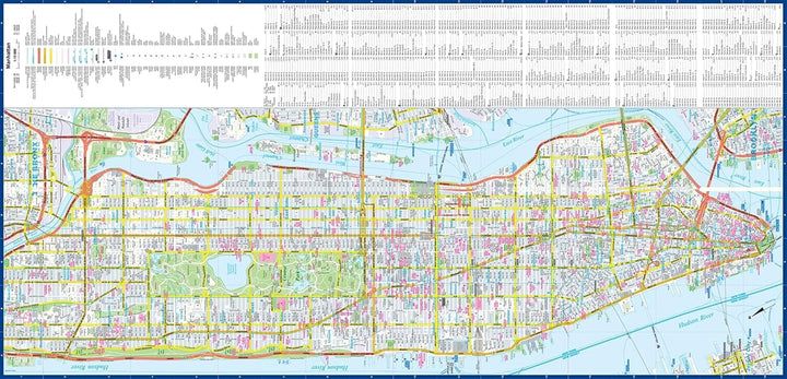 Plan de ville plastifié - New York | Express Map carte pliée Express Map 