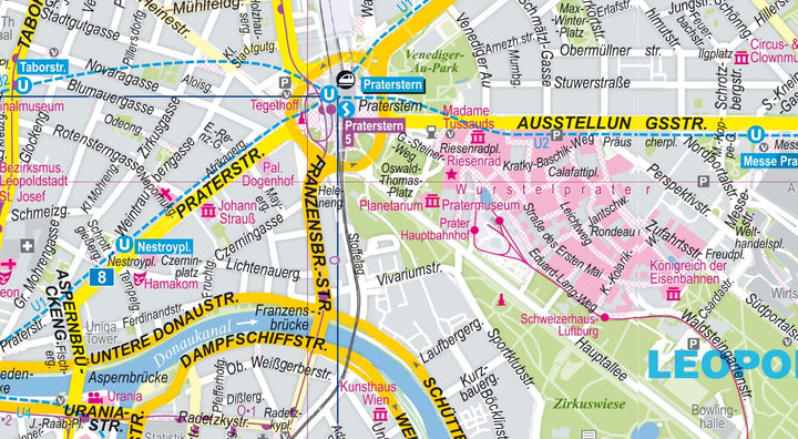 Plan de ville plastifié - Vienne | Express Map carte pliée Express Map 
