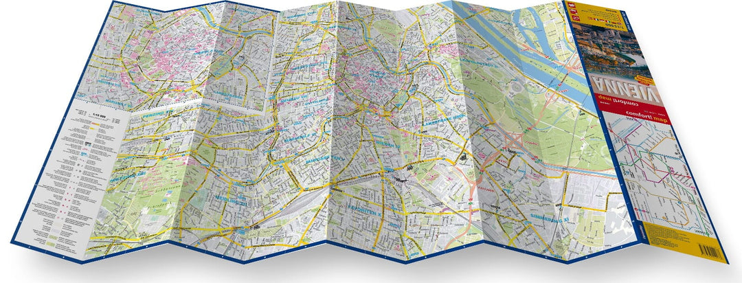 Plan de ville plastifié - Vienne | Express Map carte pliée Express Map 