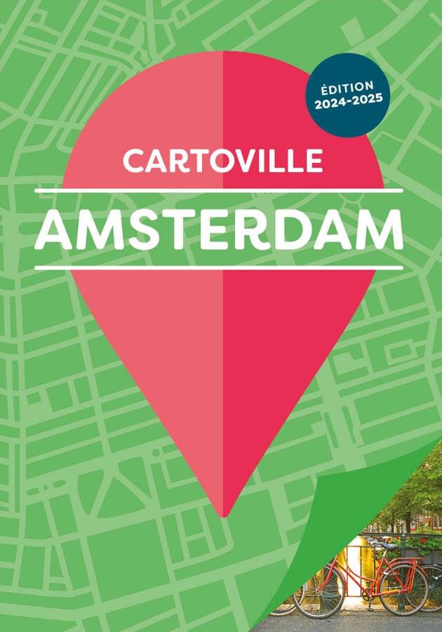 Plan détaillé - Amsterdam 2024/25 | Cartoville carte pliée Gallimard 