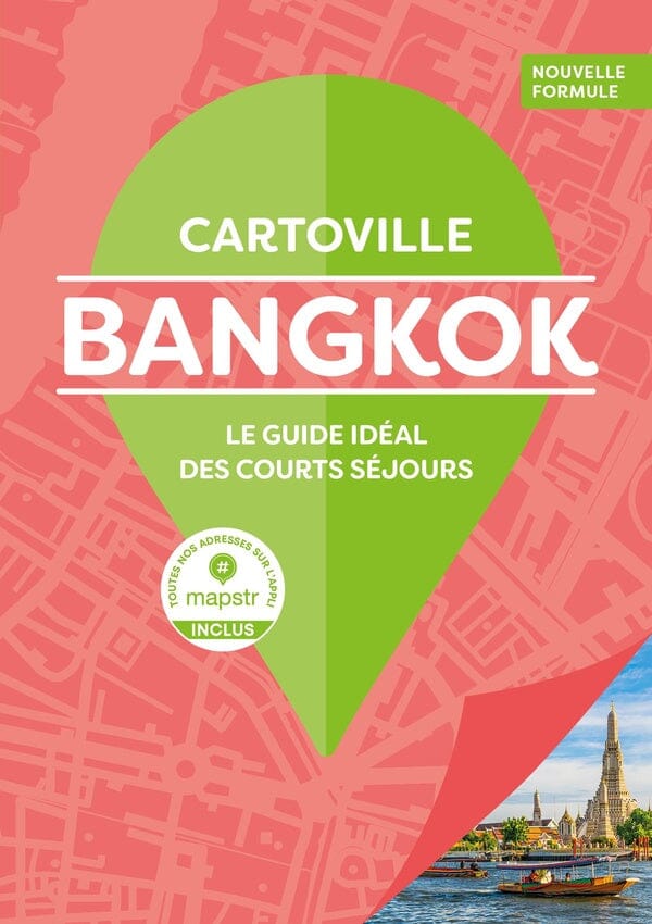 Plan détaillé - Bangkok | Cartoville carte pliée Gallimard 