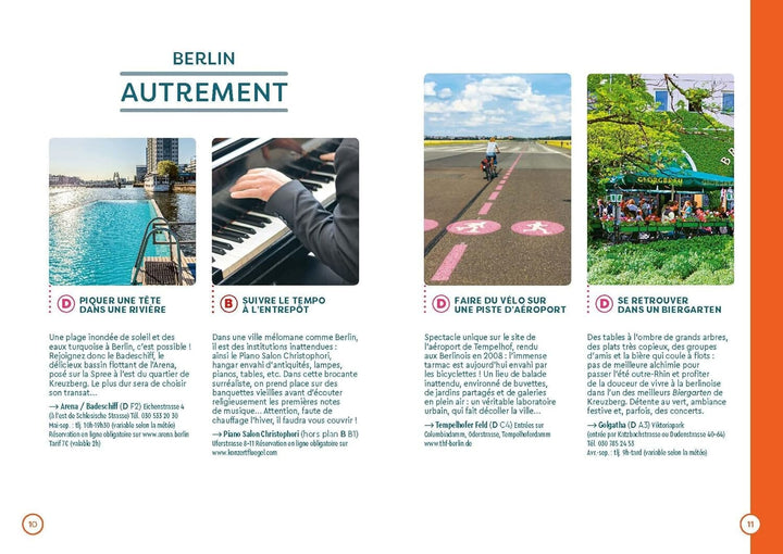 Plan détaillé - Berlin 2024/25 | Cartoville carte pliée Gallimard 