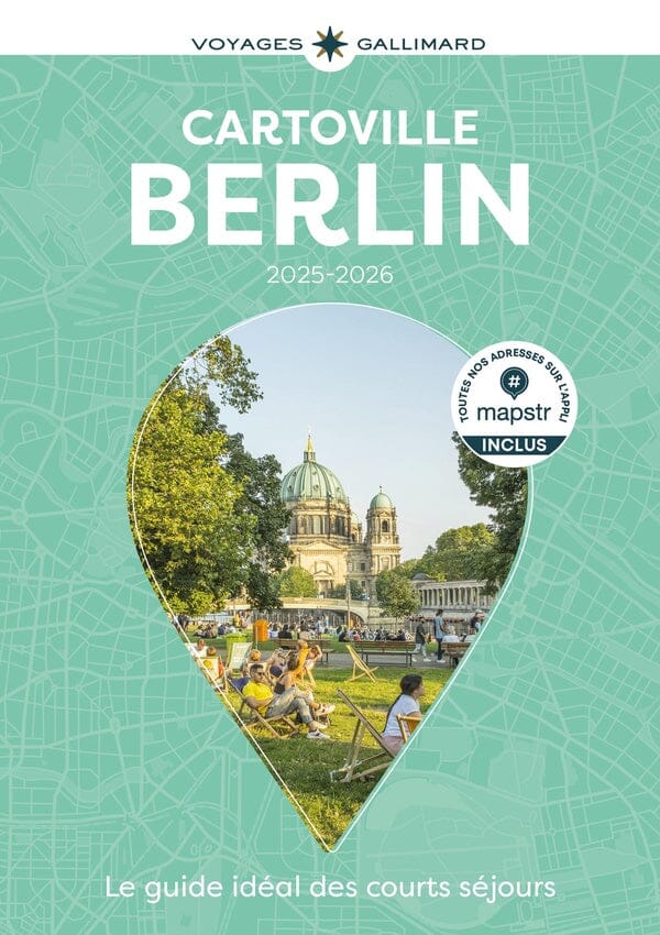 Plan détaillé - Berlin 2025/26 | Cartoville carte pliée Gallimard 