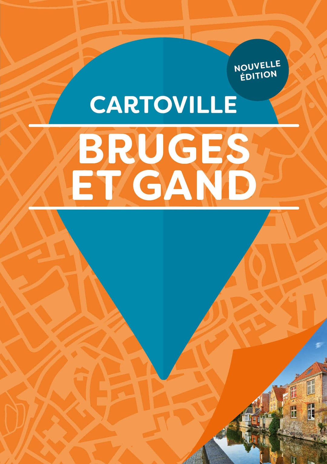 Plan détaillé - Bruges & Gand | Cartoville carte pliée Gallimard 