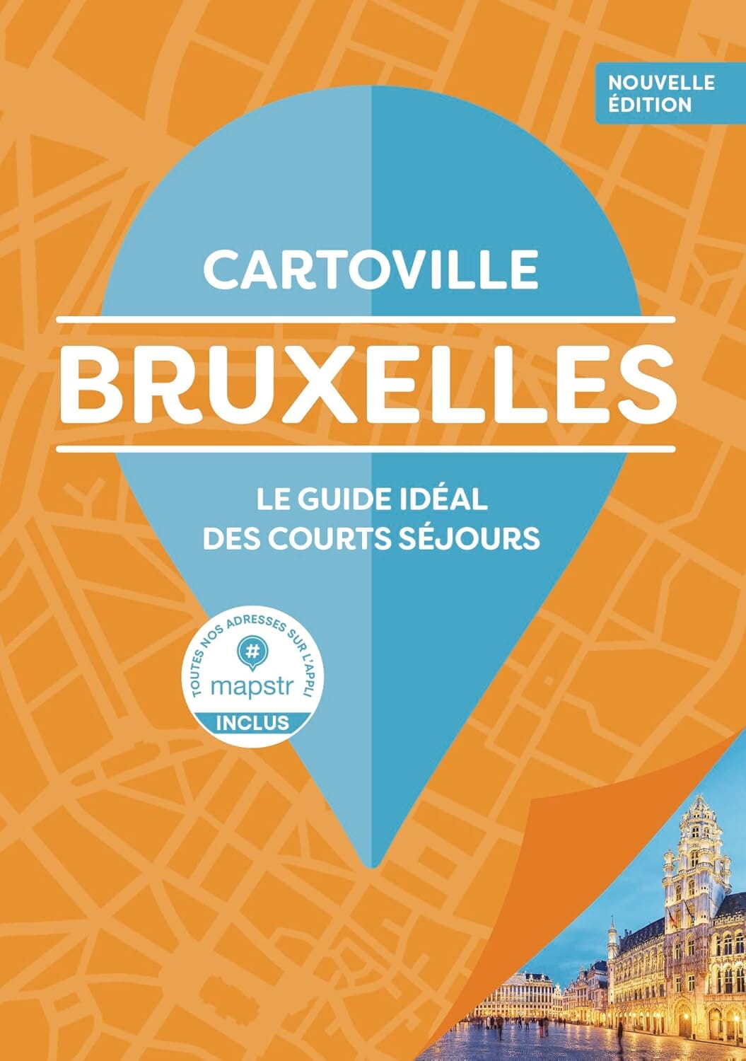 Plan détaillé - Bruxelles | Cartoville carte pliée Gallimard 