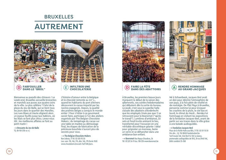 Plan détaillé - Bruxelles | Cartoville carte pliée Gallimard 