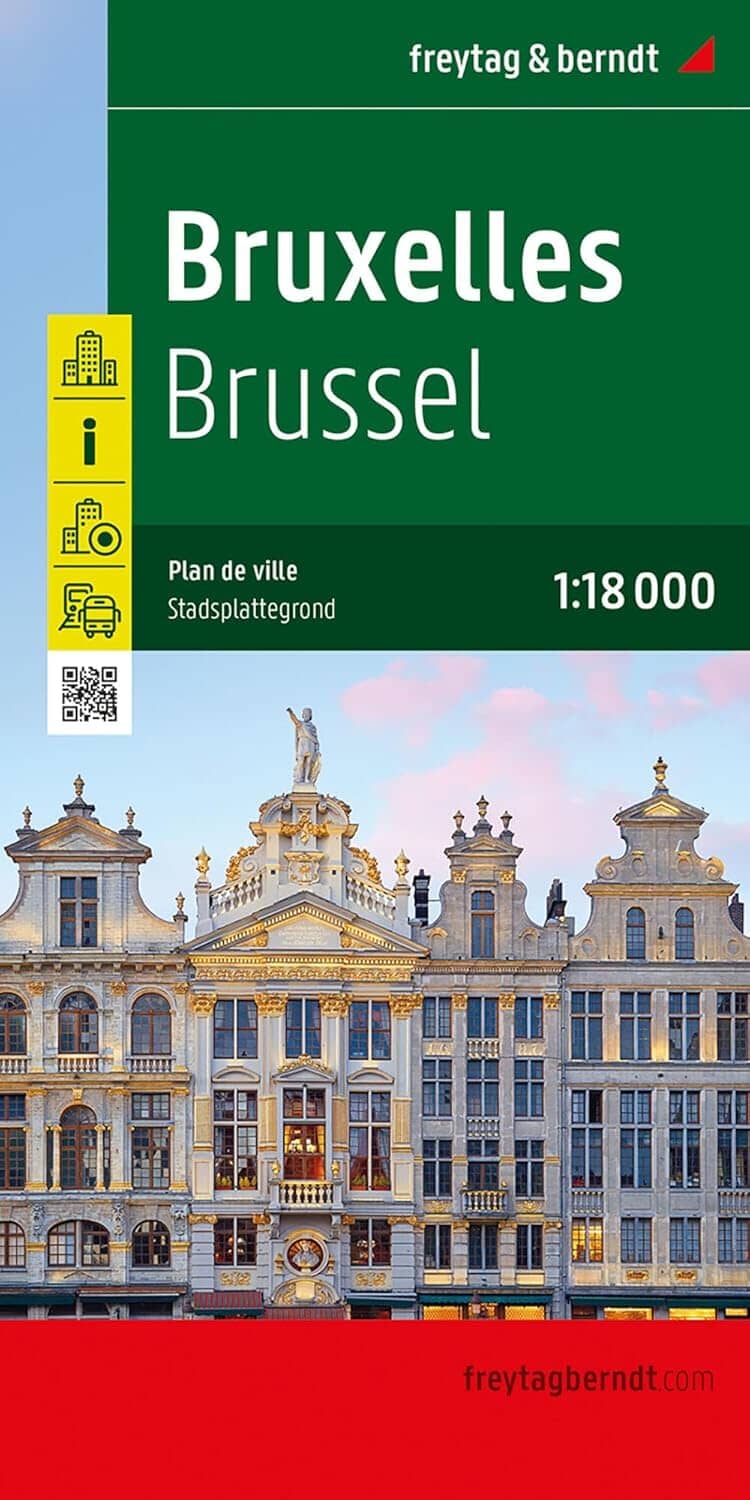 Plan détaillé - Bruxelles | Freytag & Berndt carte pliée Freytag & Berndt 