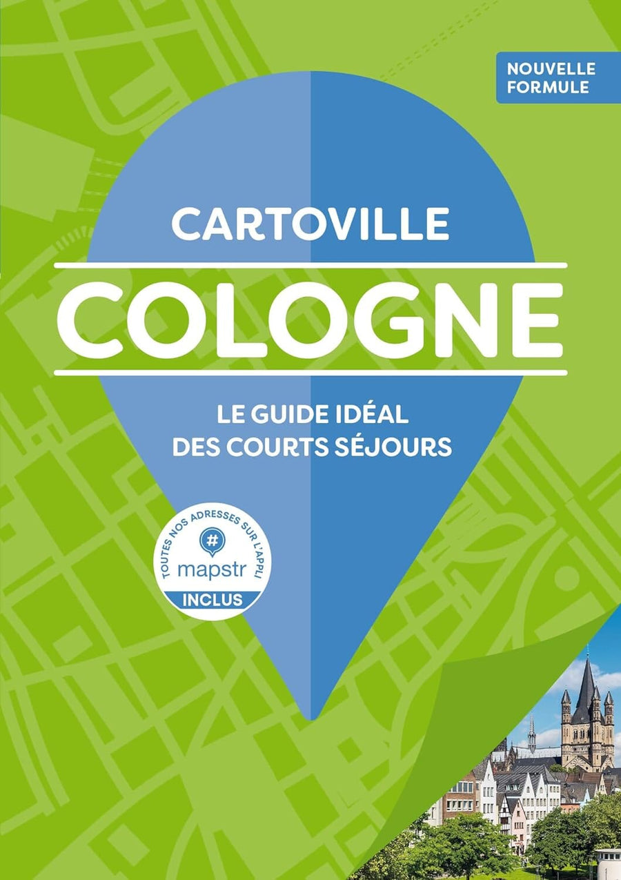 Plan détaillé - Cologne | Cartoville carte pliée Gallimard 