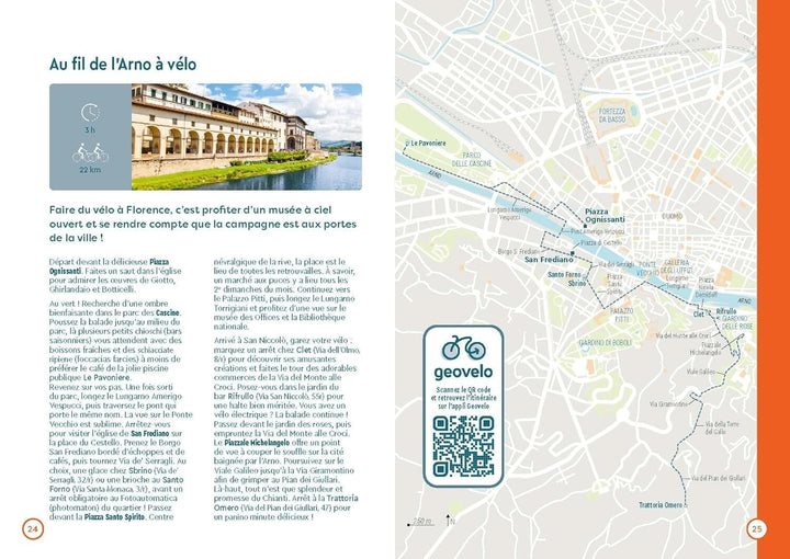 Plan détaillé - Florence - Édition 2024 | Cartoville carte pliée Gallimard 