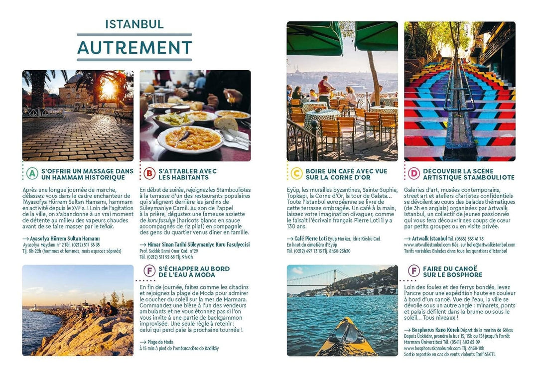 Plan détaillé - Istanbul | Cartoville guide de voyage Gallimard 