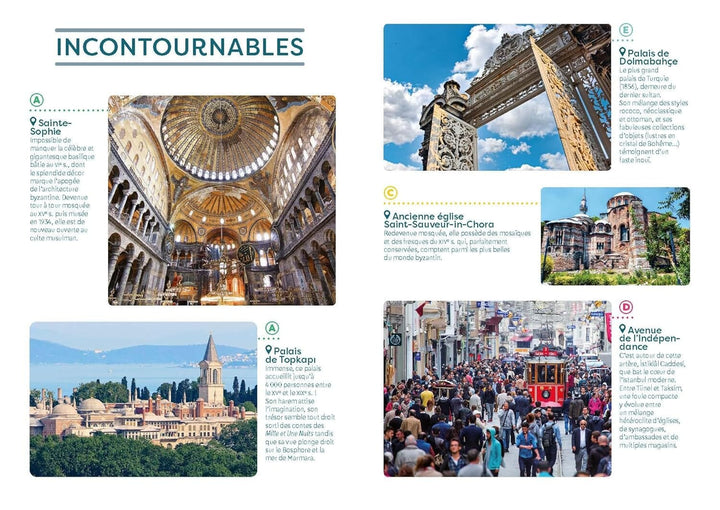 Plan détaillé - Istanbul | Cartoville guide de voyage Gallimard 