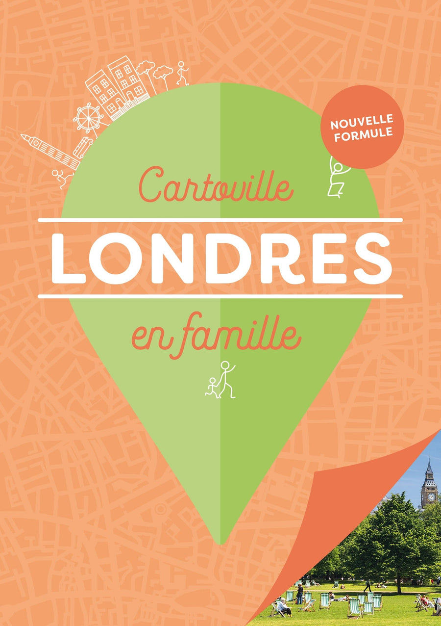 Plan détaillé - Londres en famille | Cartoville carte pliée Gallimard 