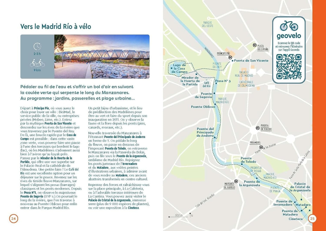 Plan détaillé - Madrid - Édition 2024 | Cartoville carte pliée Gallimard 