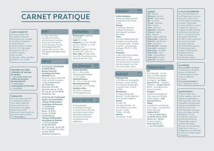 Plan détaillé - Montréal | Cartoville carte pliée Gallimard 