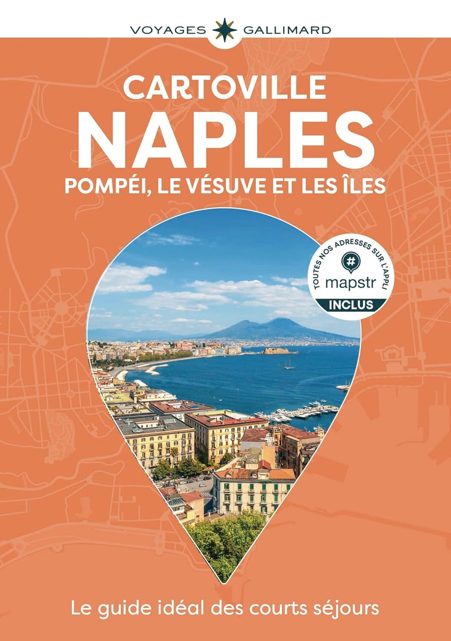 Plan détaillé - Naples, Pompéi, Vésive & îles - Édition 2025 | Cartoville carte pliée Gallimard 