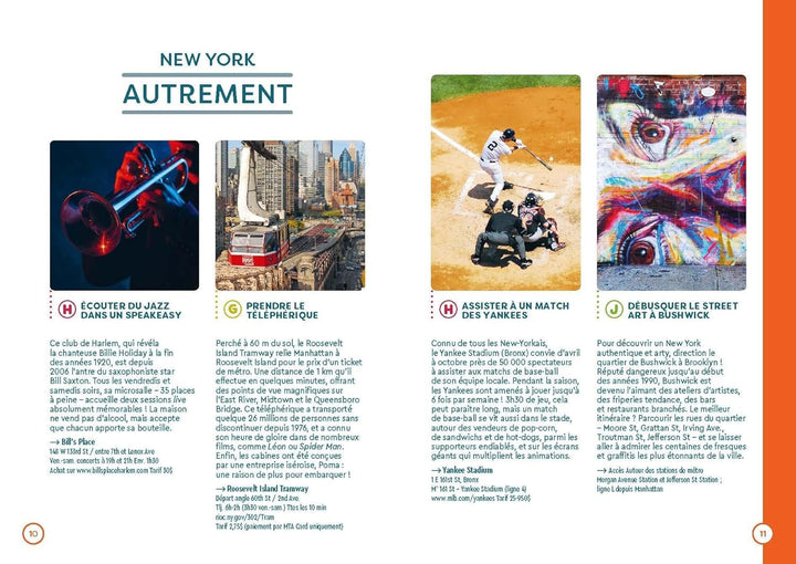 Plan détaillé - New York 2024/25 | Cartoville carte pliée Gallimard 